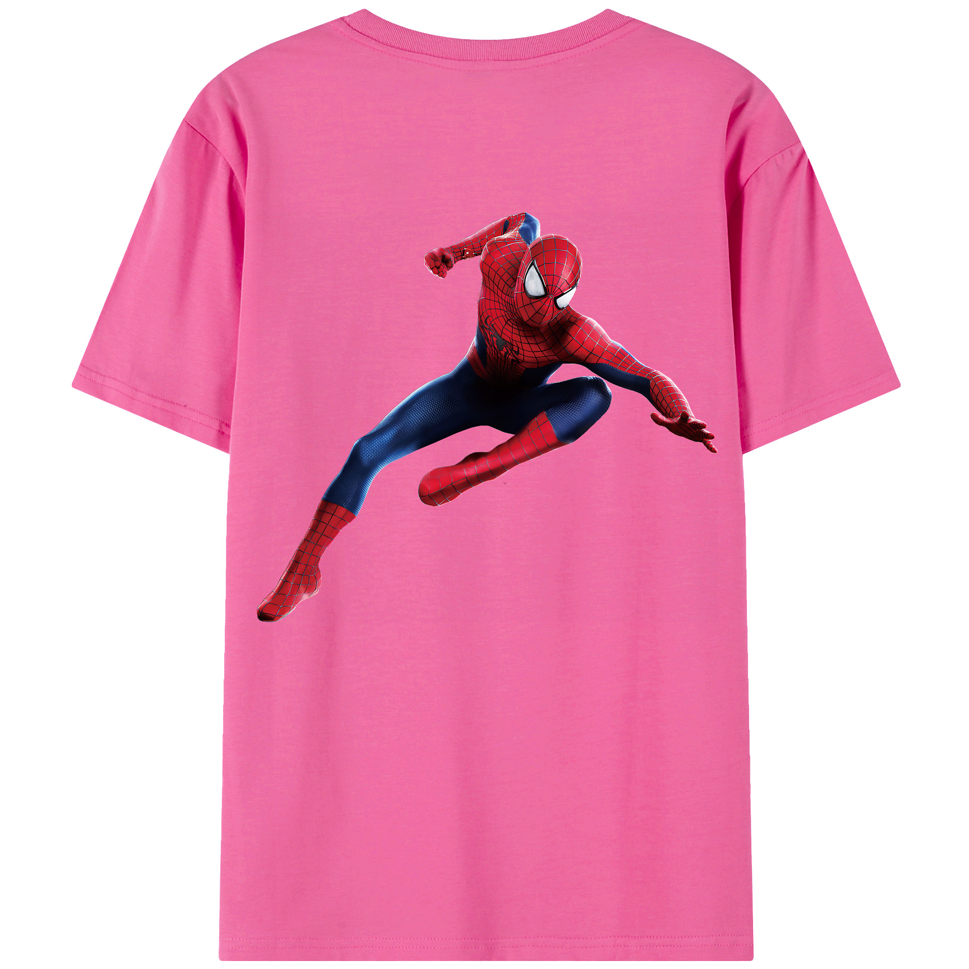 （画像用） Spider Man スパイダーマン レディース半袖Tシャツ(バックプリント)